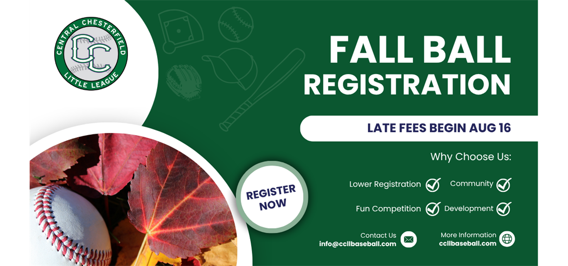 2025 Fall Ball Registration Open