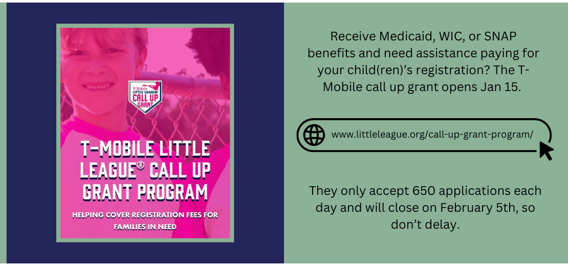 T-Mobile Call Up Grant Opens Jan 15