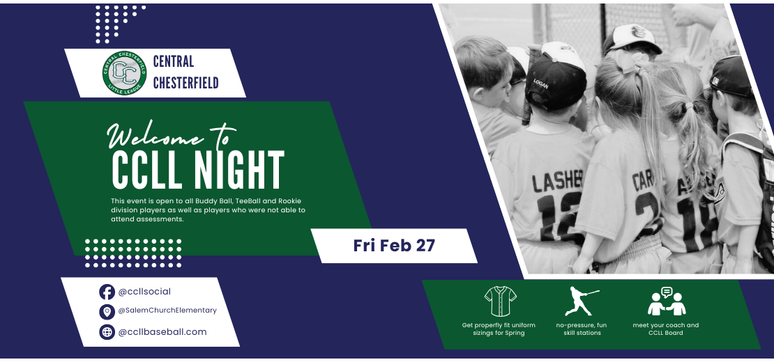 Welcome to CCLL Night - Friday, February 27