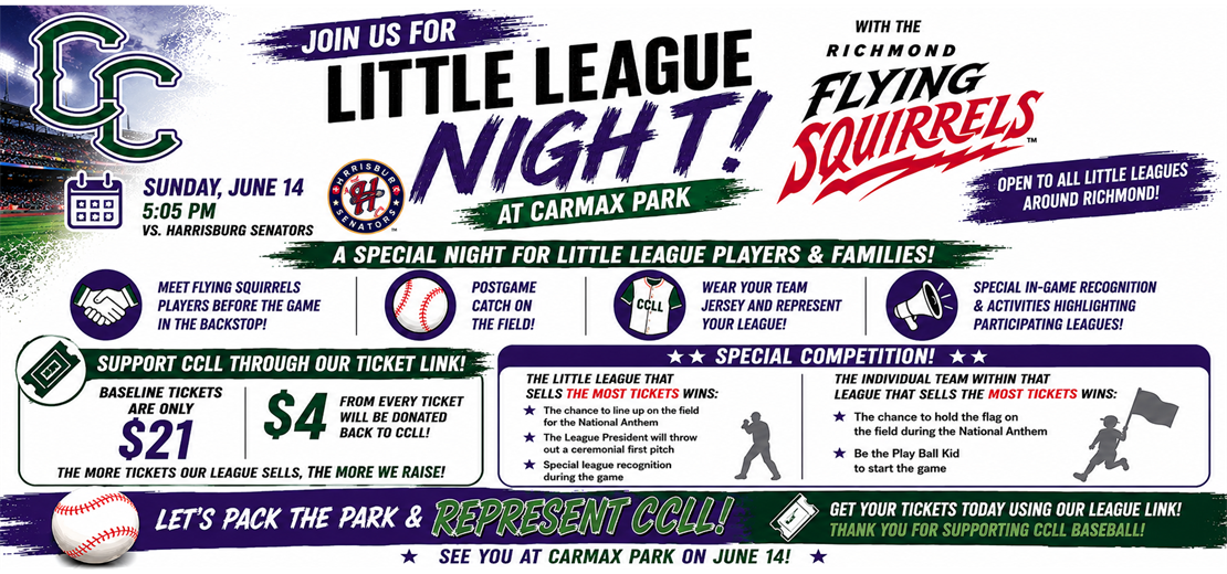 Little League Night at Carmax Park
