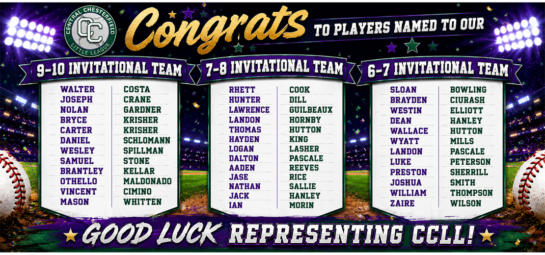 Congrats to our Invitational All-Stars