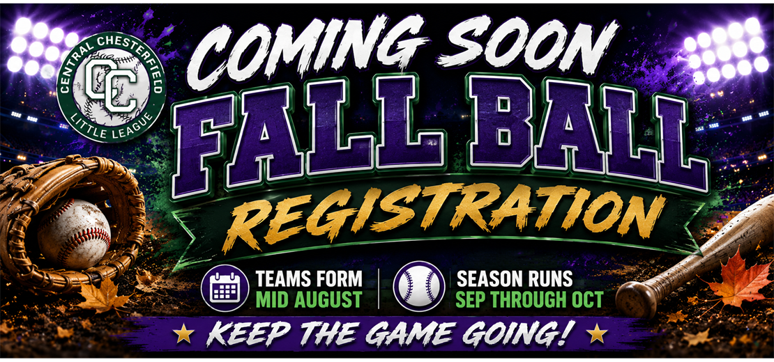 Fall Ball Registration Coming Soon